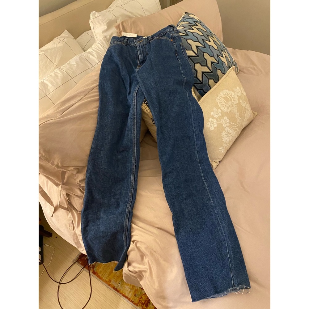 Zara 90s Full Length Jeans in Muse